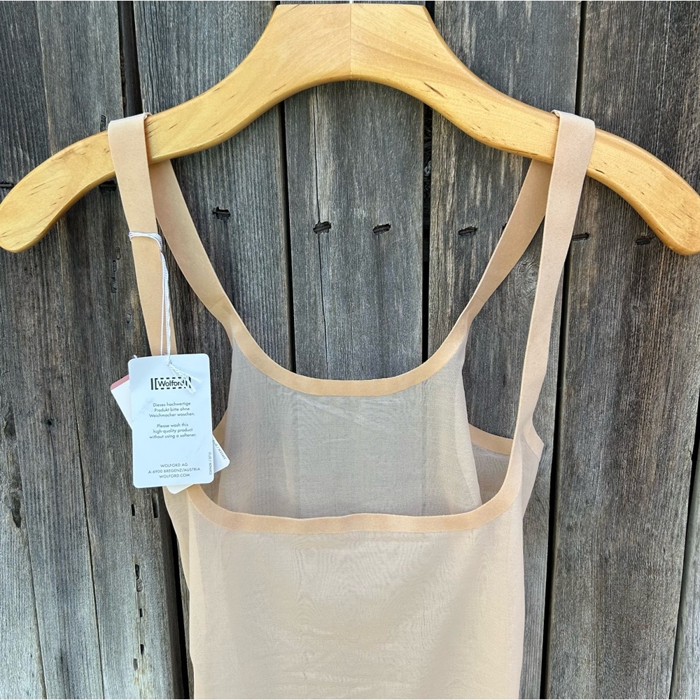 NWT Wolford Tulle Forming Body Suit Clay 4 - Picture 5 of 16